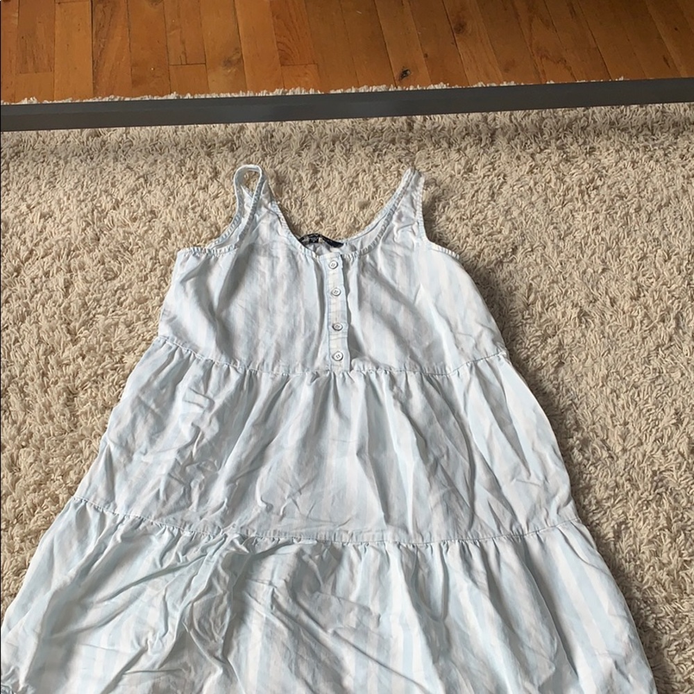 Striped tank mini dress